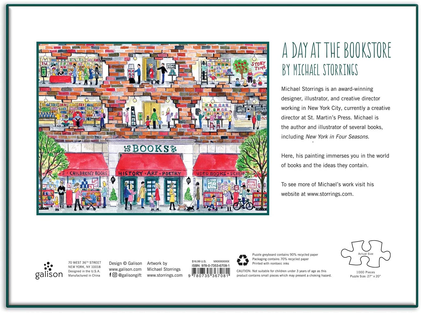 A Day at the Bookstore Puzzle