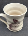 Contemplative Bunny Mug