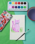 Butterflies Watercolor Paint Set