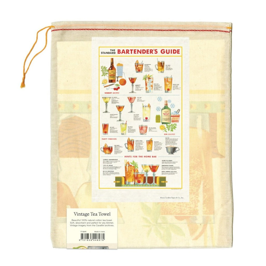 Bartender's Guide Towel