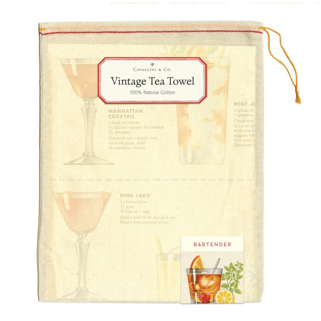 Bartender's Guide Towel