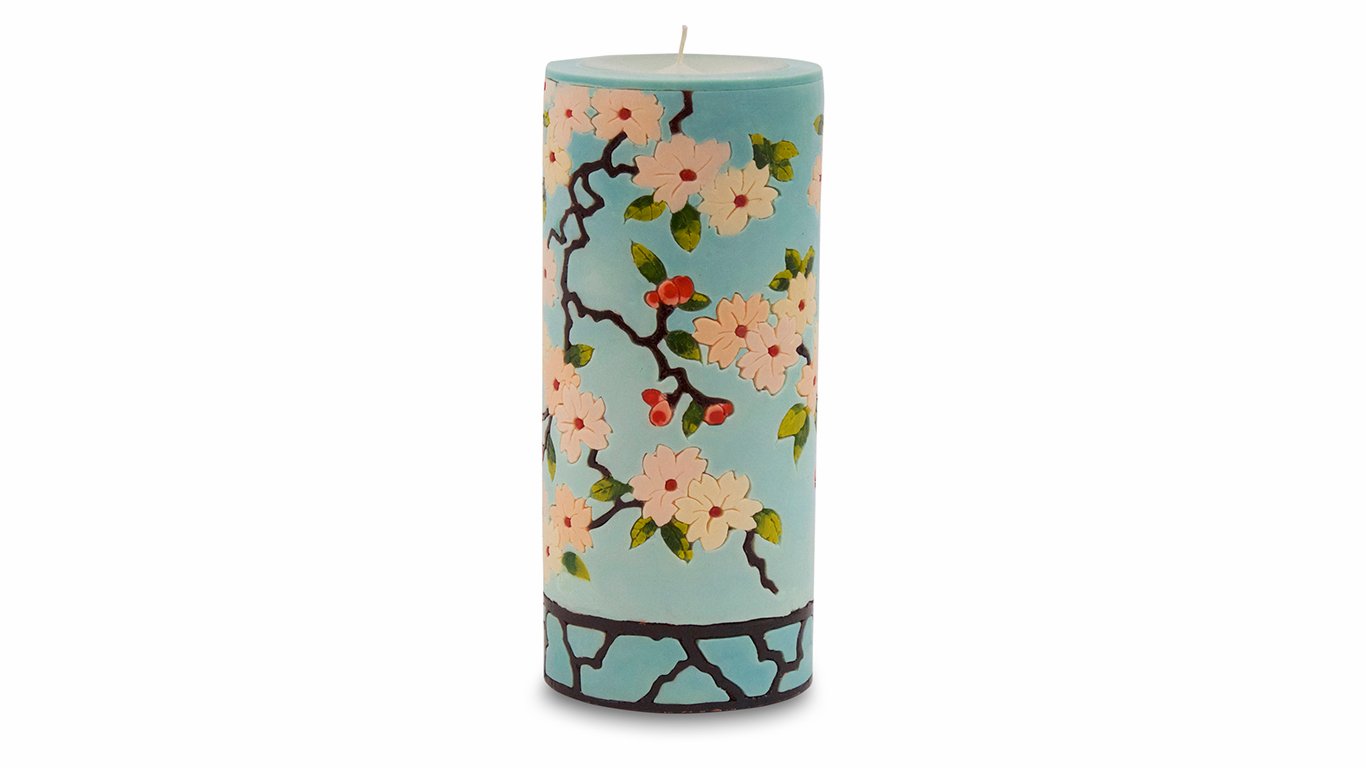 Cherry Blossom Illuminated Candle
