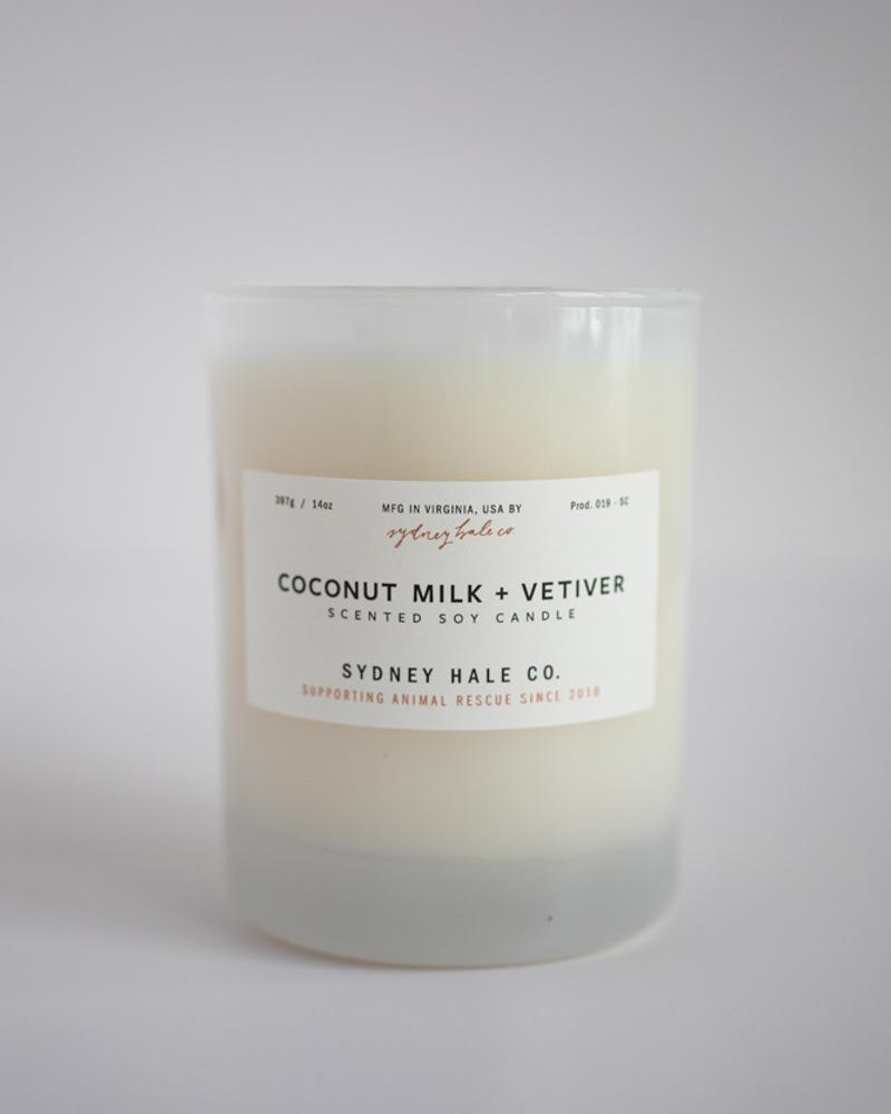 Coconut Milk + Vetiver Candle
