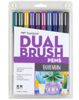 Dual Brush Pen Set - Bohemian