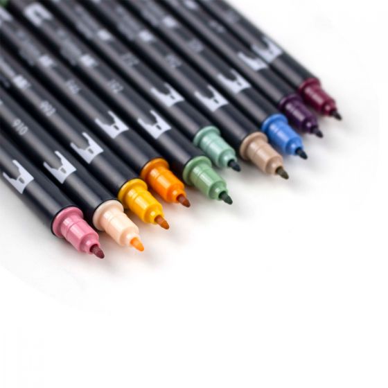 Dual Brush Pen Set - Cottage