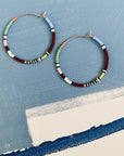 Big Colorloop Earrings in Licorice
