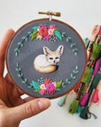 Fennec Fox Embroidery Kit