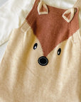 Fox Embroidered Baby Romper