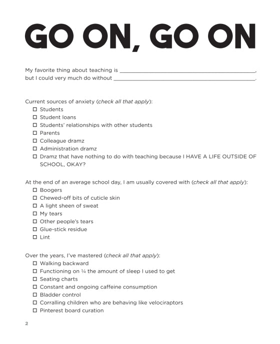 Big Activity Book for Teacher People