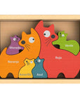 Cat Family Color Puzzle