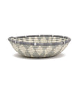 Metallic Silver Grey 12" Intore Bowl