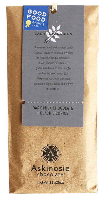 Dark Milk Chocolate + Licorice Bar