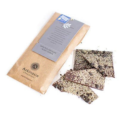 Dark Milk Chocolate + Licorice Bar
