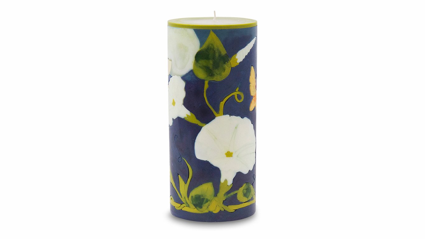 Moonflower Illuminated Candle