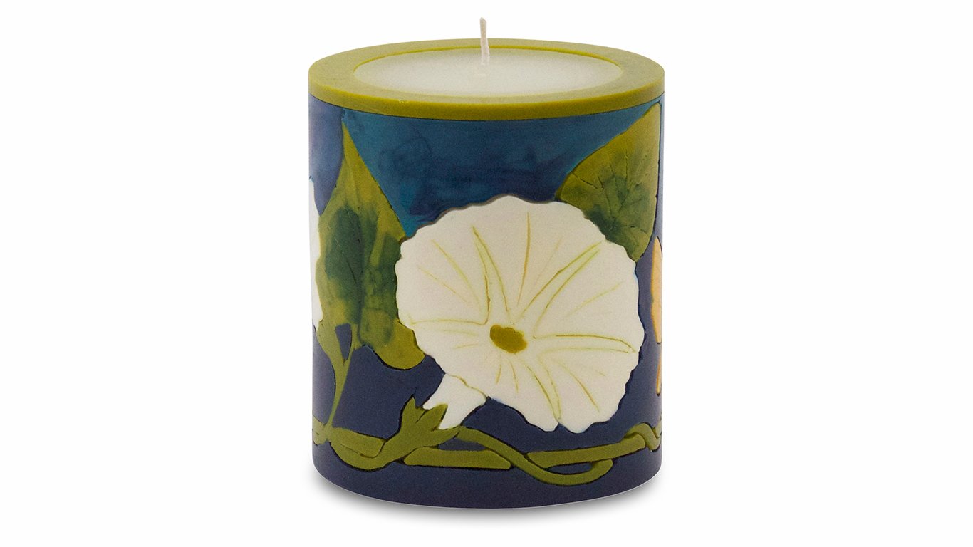 Moonflower Illuminated Candle