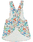 Mushroom Blues Cotton Pinafore Apron
