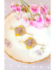 Orchid Flower Earrings