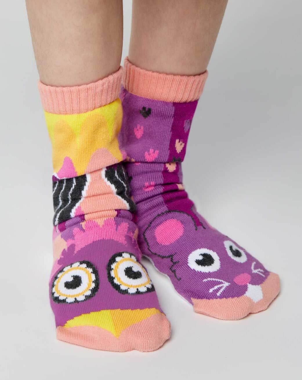 Owl & Mouse Socks
