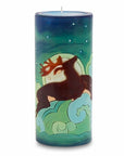Deer Illuminated Candle