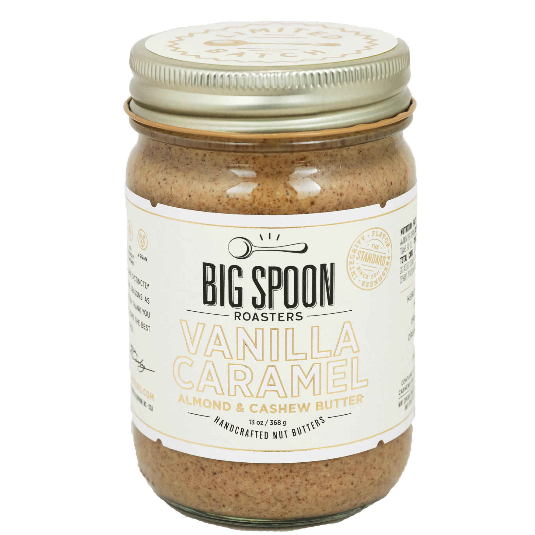 Vanilla Caramel Almond & Cashew Butter