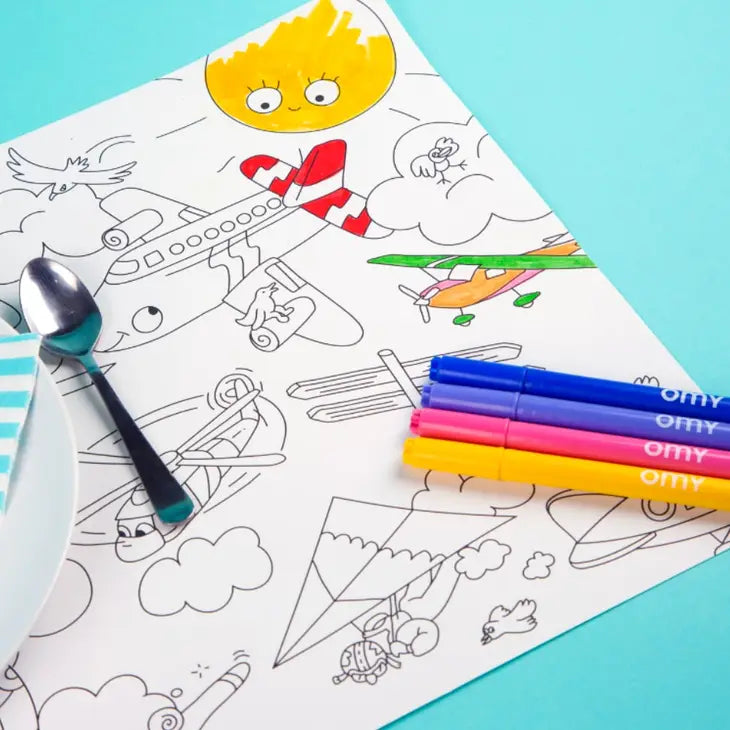 Vroom Vroom Paper Placemats