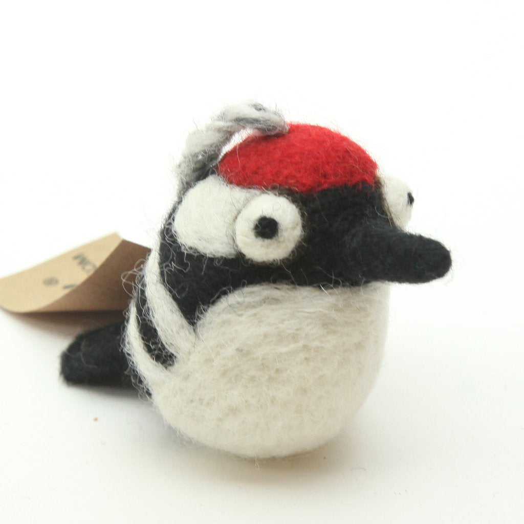 Woodpecker Felty Ornament