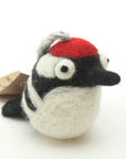 Woodpecker Felty Ornament