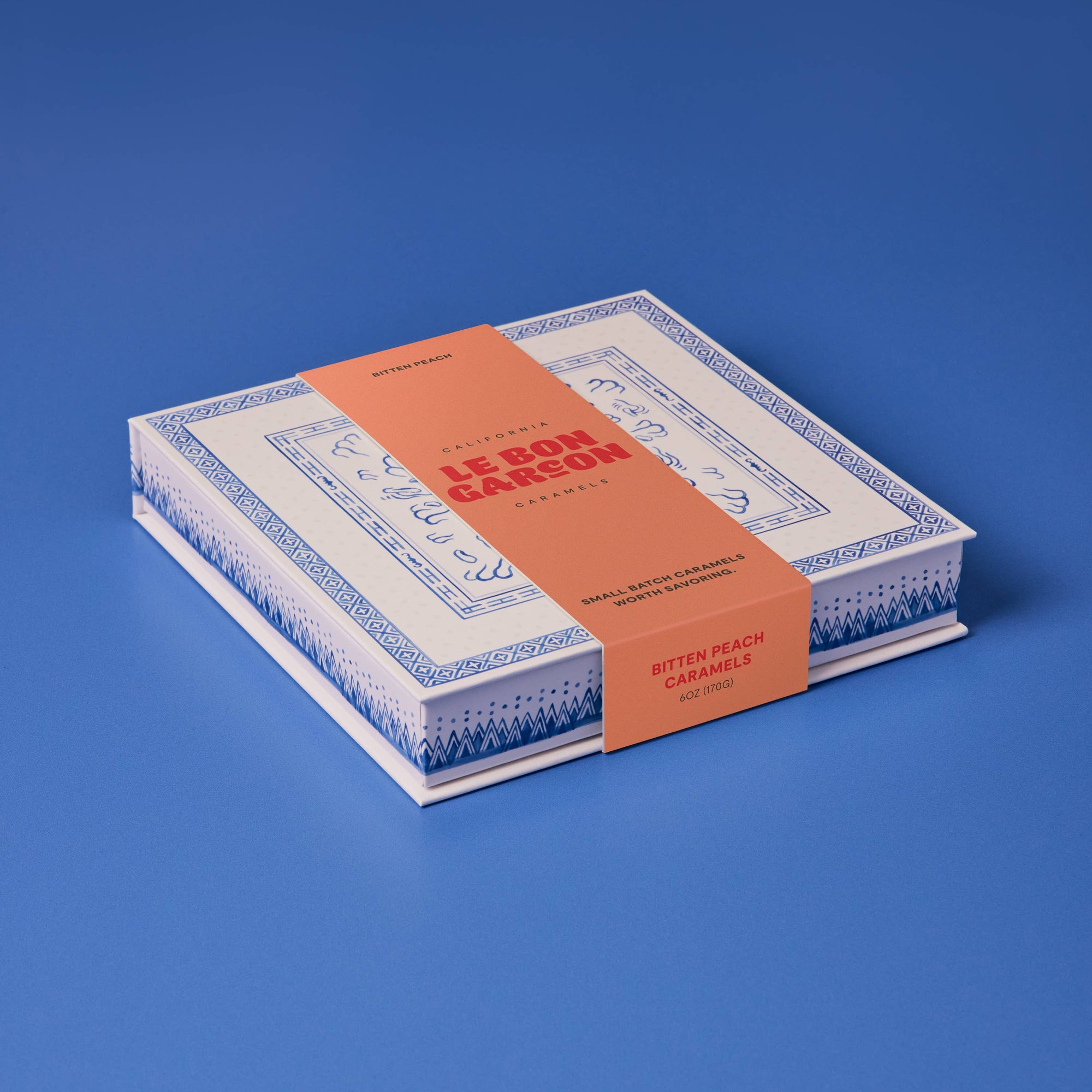 Bitten Peach Caramels in Gift Box
