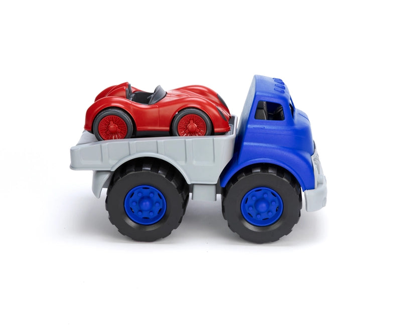 Flatbed Truck with Race Car