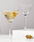 Admiral Crystal Martini Glasses