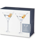 Admiral Crystal Martini Glasses