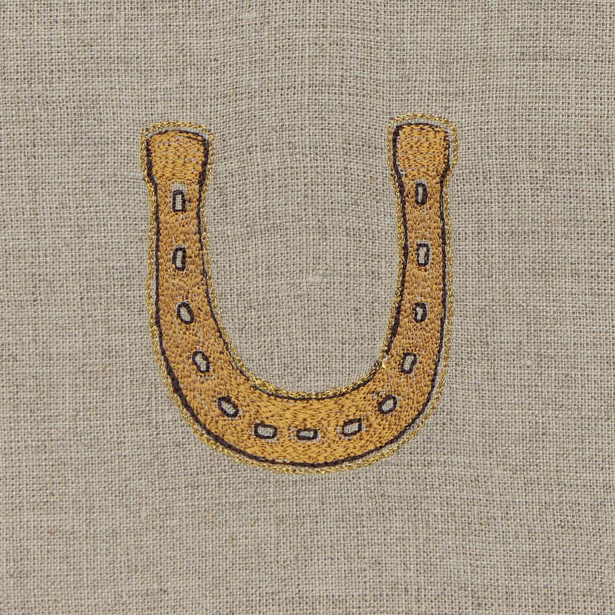 Good Luck Embroidered Cocktail Napkin Set