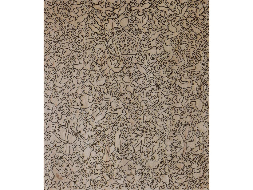 A Good Tree Can Lodge Ten Thousand Birds Wooden Puzzle