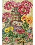 Cactus Flowers Wooden Puzzle
