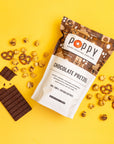 Dark Chocolate Pretzel Popcorn