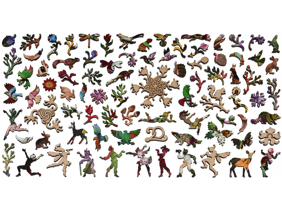 Floral Frolic Wooden Puzzle