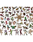 Floral Frolic Wooden Puzzle
