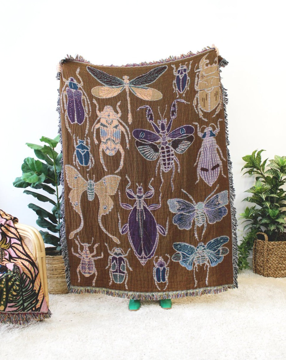 Insects Tapestry Blanket