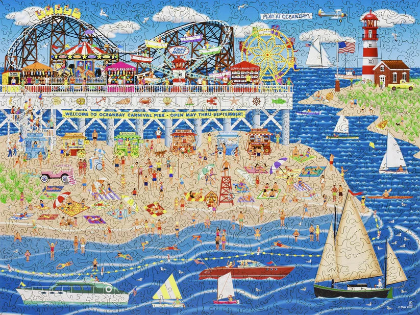 Oceanbay Carnival Pier Wooden Puzzle