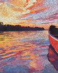Red Canoe Wooden Puzzle