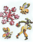 Summer Geraniums Wooden Puzzle