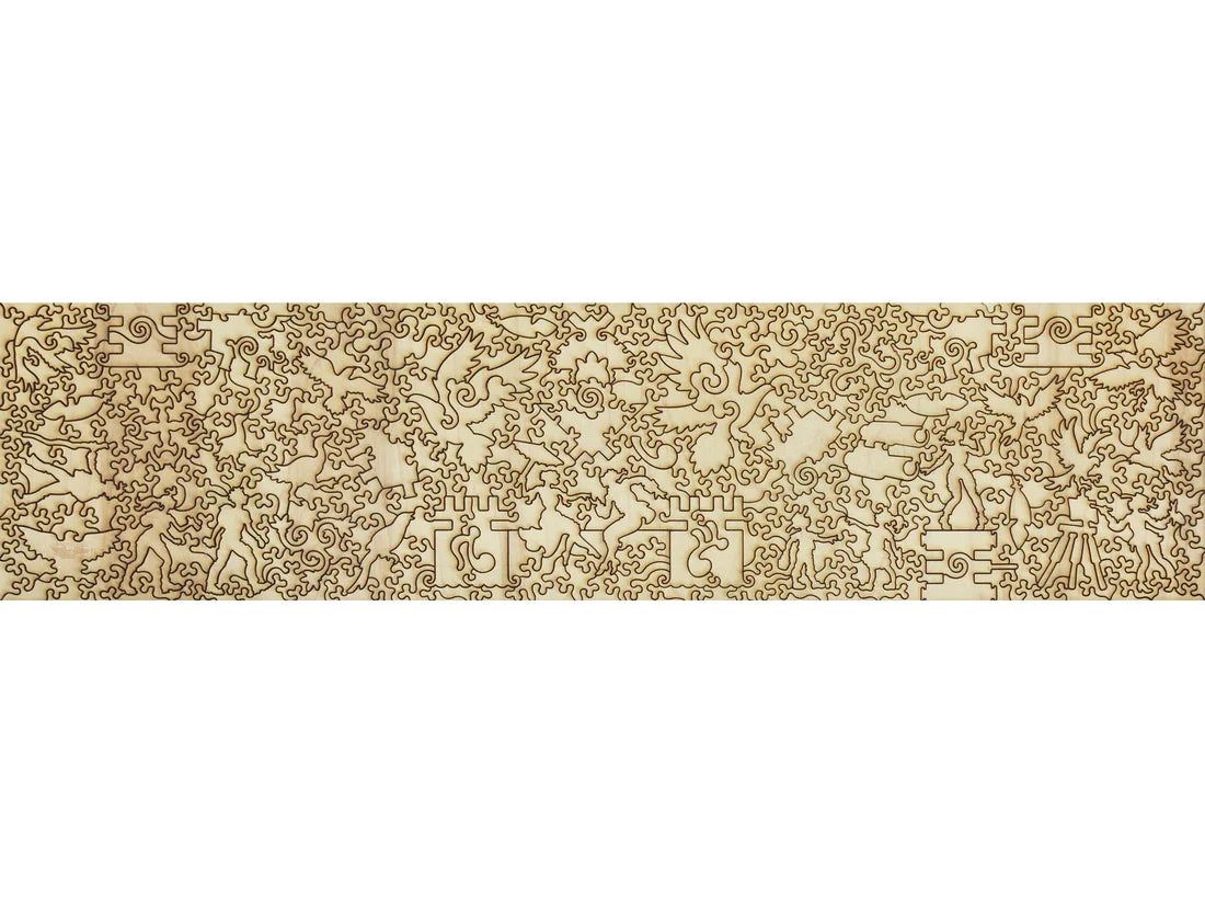 Perch of Birds Wooden Puzzle