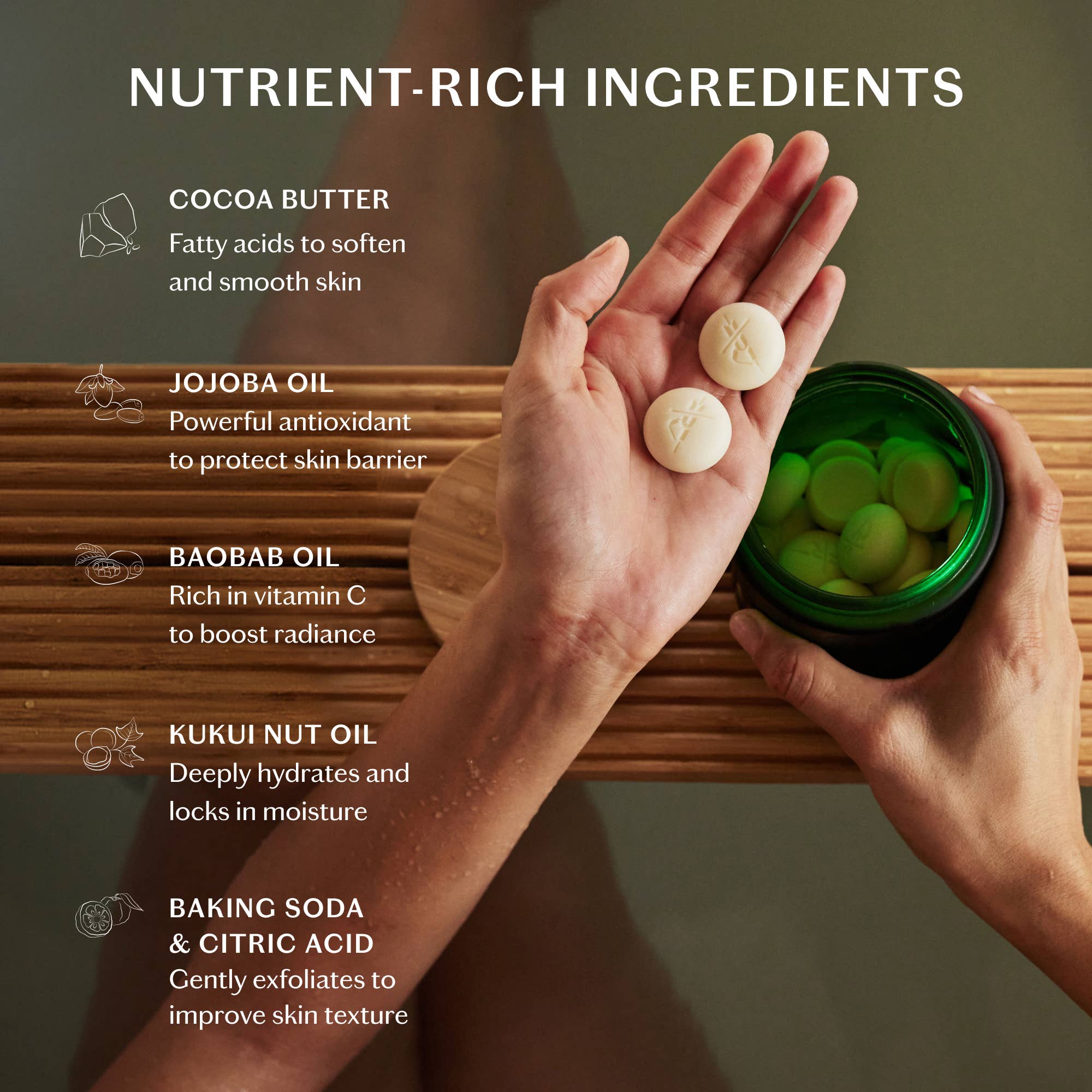 Sleep Pebble | Deep Moisturizing Solid Bath &amp; Shower Oil