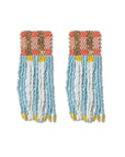 Ava Colorblock Fringe Earrings