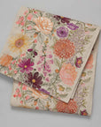 Paradise Garden Embroidered Linen Table Runner