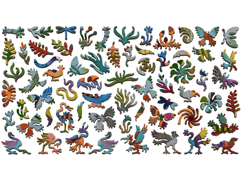 Living in Bird World Wooden Puzzle