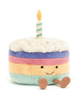 Amuseable Rainbow Birthday Cake