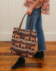Woodland Leopard Tote