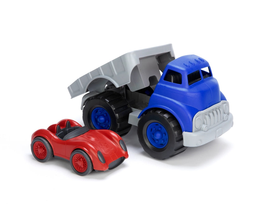 Flatbed Truck with Race Car