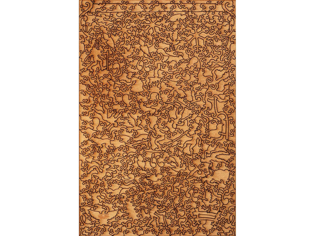 Central European Songbirds Wooden Puzzle